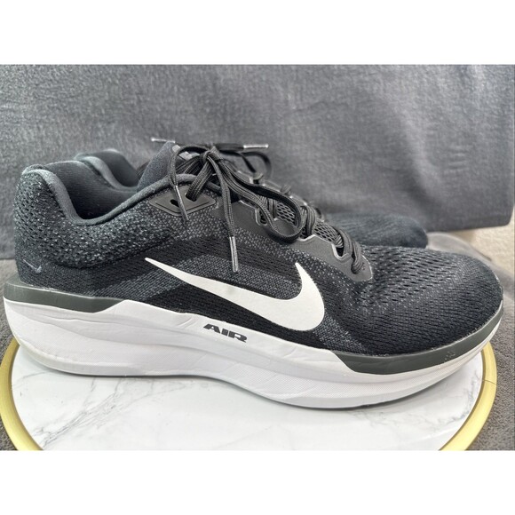Nike Air Winflo 11 Black Anthracite Grey Men Road Running Shoes Sneakers Size 13
